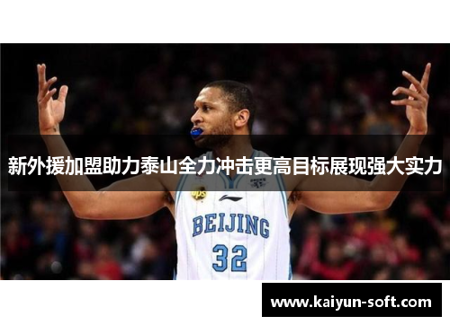 新外援加盟助力泰山全力冲击更高目标展现强大实力